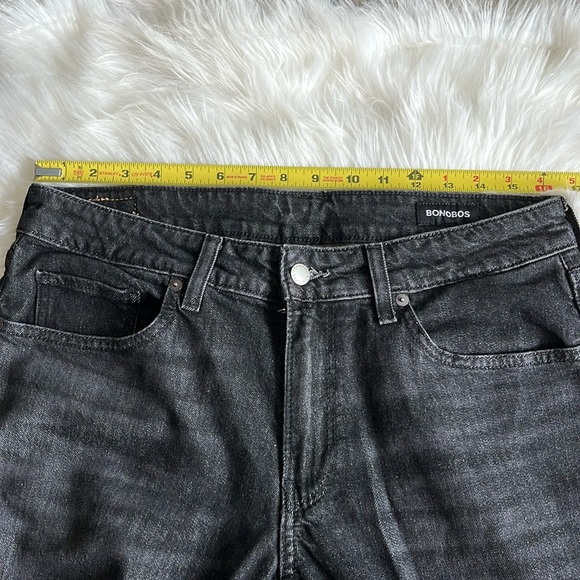 NWOT Bonobos Men’s Jeans Slim Fit Size 32x30 Black Wash - Picture 10 of 13
